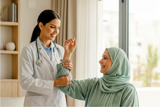 خدمات العلاج الطبيعي