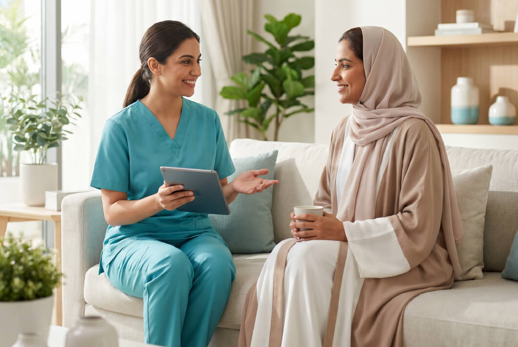 دعم الأم الجديدة